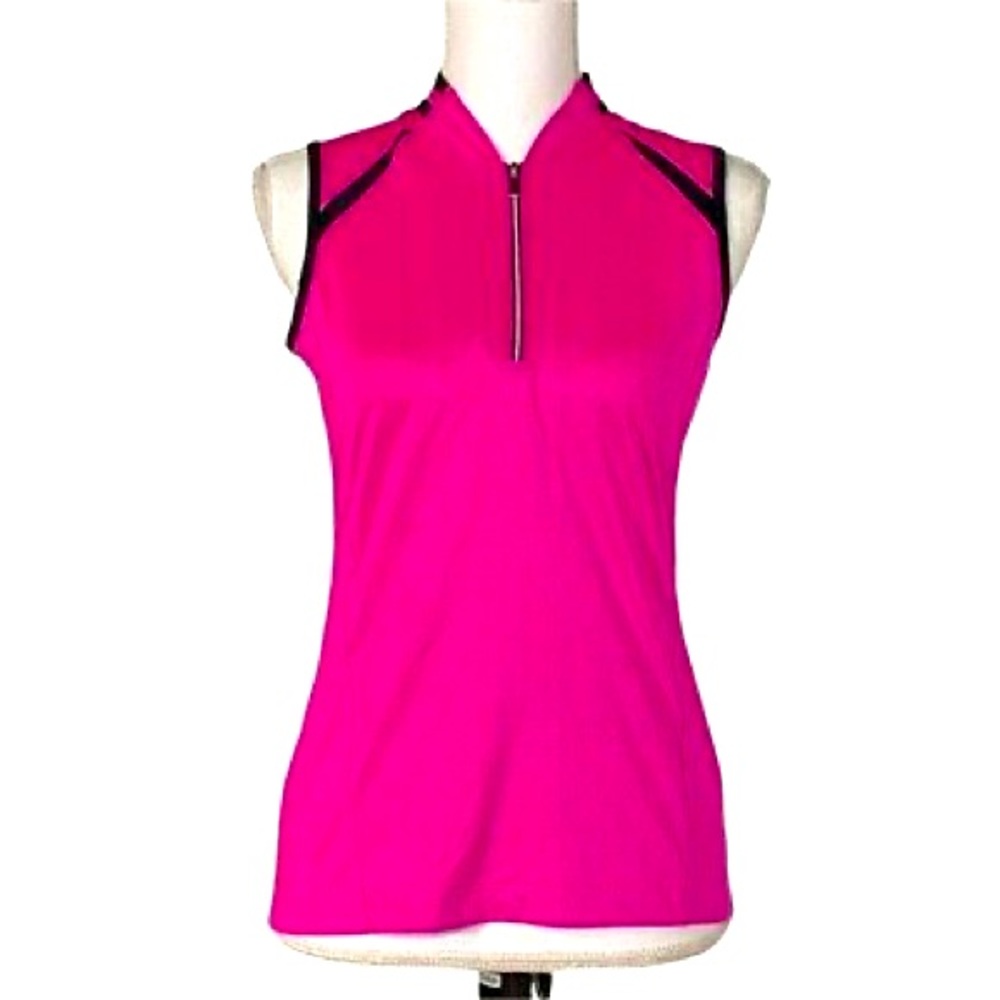 Womens sleeveless golf polo